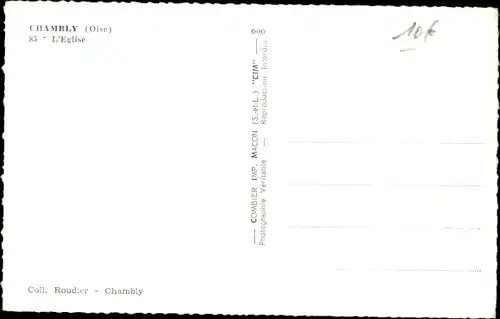 Ak Chambly Oise, Kirche