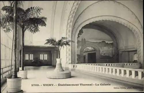 Ak Vichy-Allier, Thermaleinrichtung, La Galerie