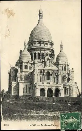 Ak Paris XVIII. Montmartre, Basilika Sacré-Coeur