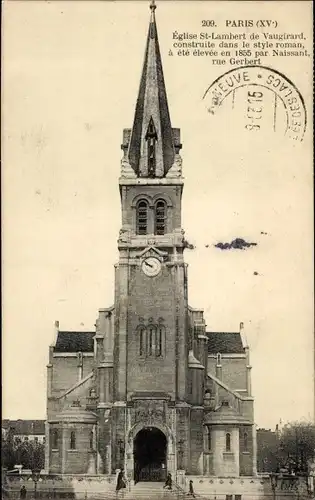 Ak Paris XV Vaugirard, St-Lambert-Kirche