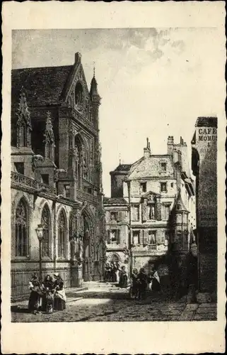 Künstler Ak Paris XX, Boulevard Mortier