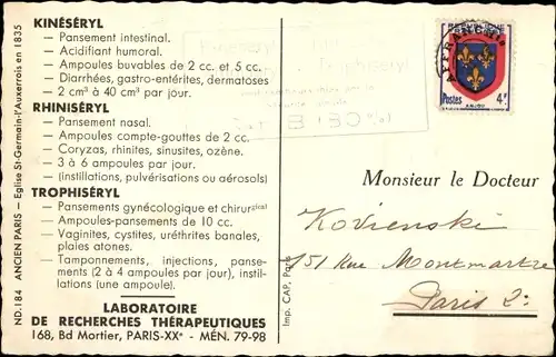 Künstler Ak Paris XX, Boulevard Mortier