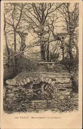 Ak Paris XVIII. Montmartre, Golgatha