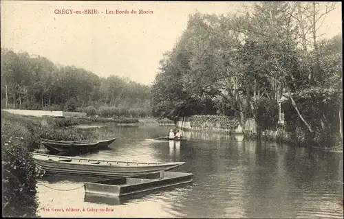 Ak Crécy in Brie Seine et Marne, Die Ränder von Morin