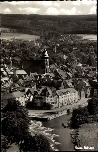 Ak Hann. Münden in Niedersachsen, Ortsansicht, Kirche