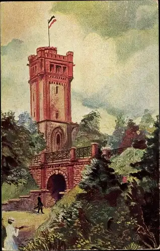 Künstler Ak Hameln an der Weser, Klütturm