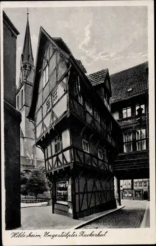 Ak Hildesheim in Niedersachsen, umgestülpter Zuckerhut