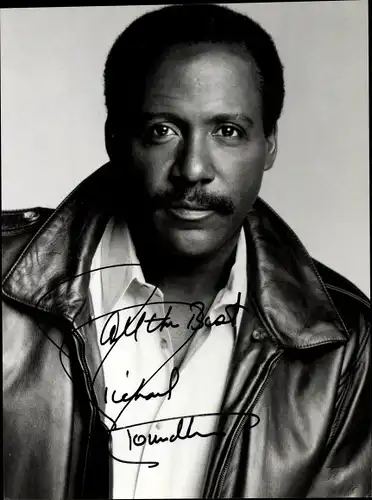 Ak Schauspieler Richard Roundtree, Portrait, Autogramm