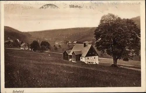 Ak Rehefeld Zaunhaus Altenberg im Erzgebirge, Panorama