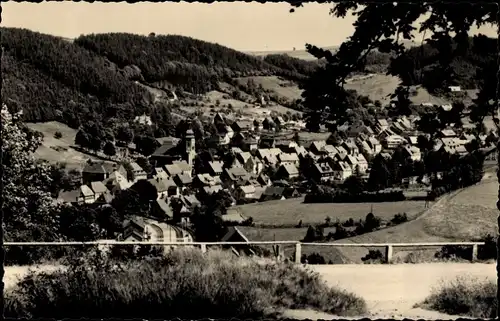 Ak Geising Altenberg im Erzgebirge, Totalansicht