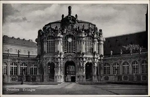 Ak Dresden Altstadt, Zwinger-Sophienpavillon