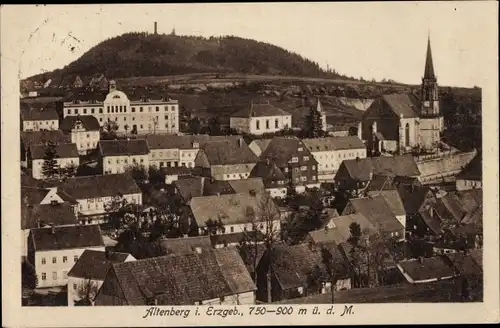 Ak Altenberg im Erzgebirge, Gesamtansicht