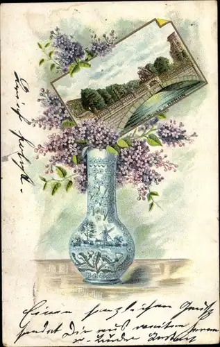 Litho Berlin Mitte, Brücke, Vase