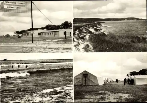 Ak Lindhöft Noer an der Ostsee, Aschau, Jugendrotkreuz Landeszeltlager Altenhof-Lagune