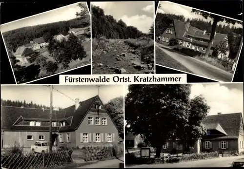 Ak Kratzhammer Altenberg im Erzgebirge, Teilansichten