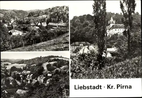 Ak Liebstadt Erzgebirge Sachsen, Teilansichten