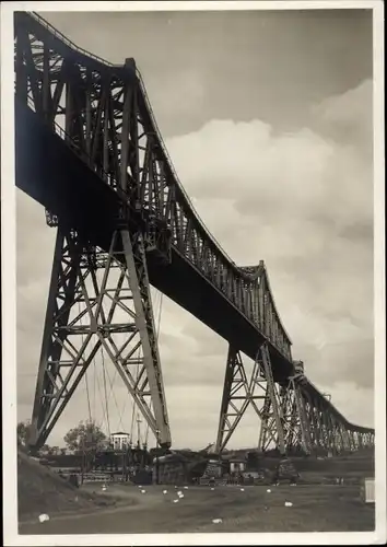 Ak Rendsburg in Schleswig Holstein, Rendsburger Hochbrücke, Kaiser Wilhelm-Kanal