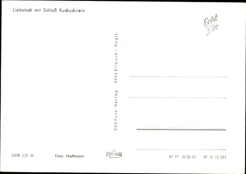 Ak Liebstadt Erzgebirge Sachsen, Schloss Kuckuckstein, Teilansicht