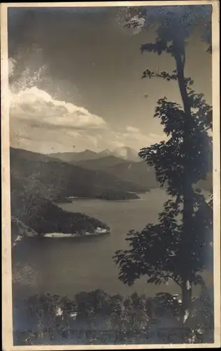 Foto Ak Walchensee Kochel am See, Panorama