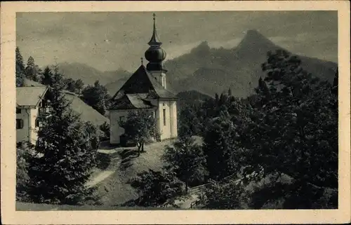 Ak Berchtesgaden in Oberbayern, Kirche