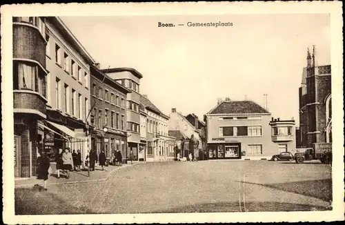 Ak Boom Flandern Antwerpen, Gemeenteplaats