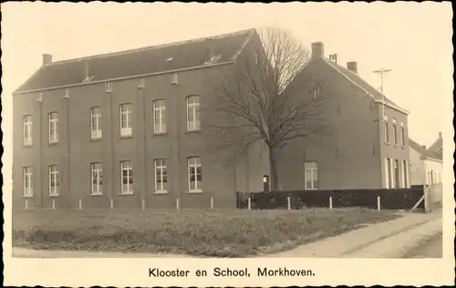 Ak Morkhoven Antwerpen Antwerpen Flandern, Kloster und Schule