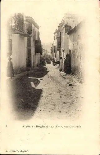 Ak Boghari Algerian, Le Ksar, Rue Centrale