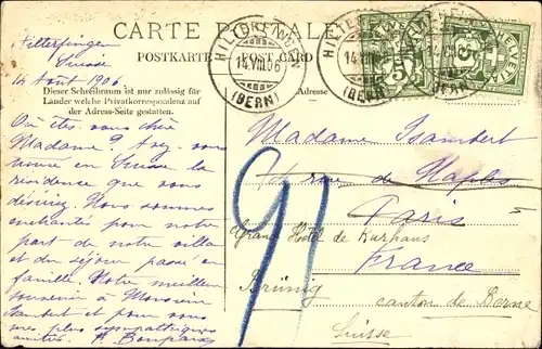 Ak Thun Kanton Bern Schweiz, Hotel Thunerhof und Beaurivage