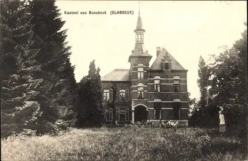Ak Glabbeek Flämisch-Brabant, Schloss Bunsbeek