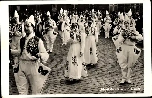 Ak Hasselt Flandern Limburg, Musikalische Clowns