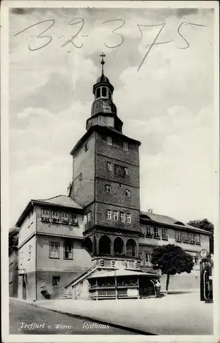 Ak Treffurt an der Werra, Rathaus