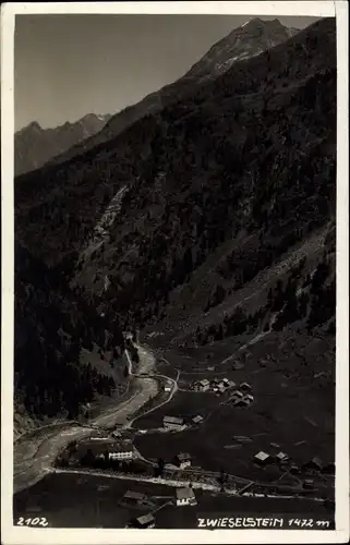 Ak Zwieselstein Sölden in Tirol, Totalansicht