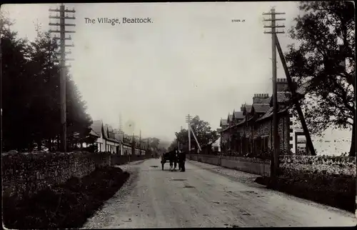 Ak Beattock Schottland, Straßenpartie