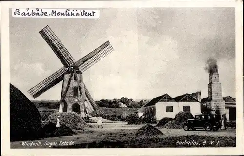 Ak Barbados, Windmühle, Sugar Estade