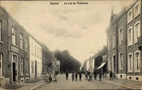 Ak Hannut Wallonie Lüttich, rue de Tirlemont