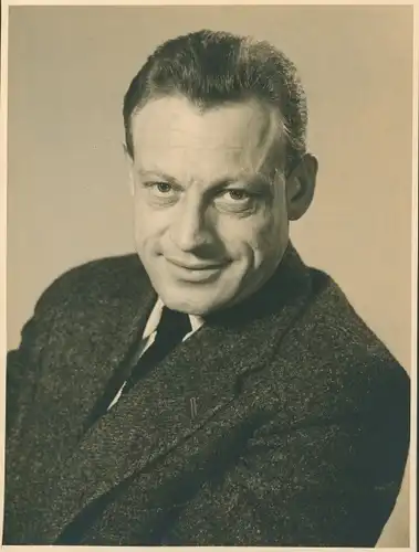 Foto Schauspieler Wolfried Lier, Portrait, Autogramm