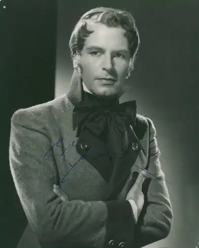 Foto Schauspieler O.W. Fischer, Portrait, Autogramm