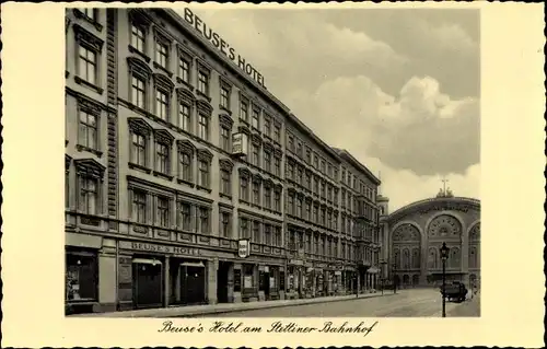 Ak Berlin, Beuse's Hotel, Eichendorffstraße 14, Stettiner Bahnhof