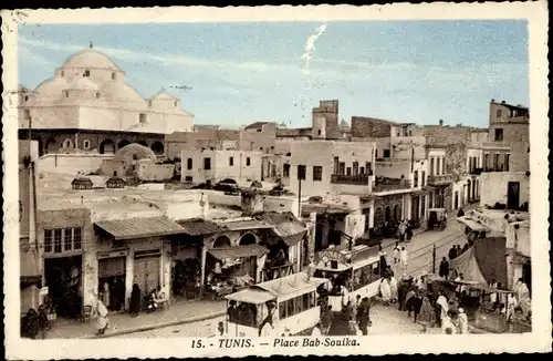 Ak Tunis Tunesien, Place Bab Souika, Tram