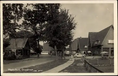 Ak Westerbork Drenthe Niederlande, Dorpstraat