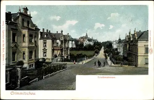 Litho Crimmitschau in Sachsen, Lindenstraße