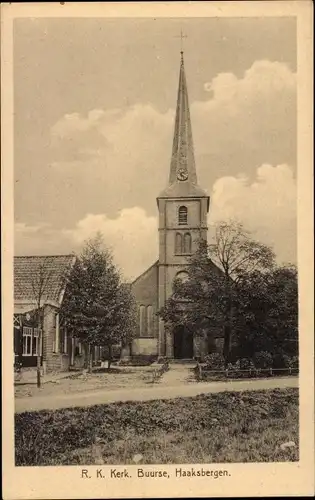 Ak Haaksbergen Overijssel, R. K. Kerk Buurse