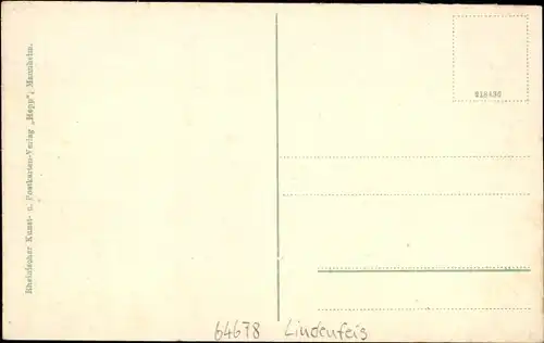 Ak Lindenfels im Odenwald, Teilansicht