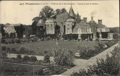 Ak Pleugueneuc Ille et Vilaine, Chateau de la Bourbansals