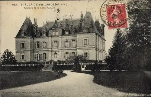 Ak Saint Sulpice des Landes Ille et Vilaine, Chateau de la Roche Giffard