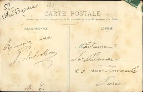 Ak Chatillon en Vendelais Ille et Vilaine, L'Etang, La Gare