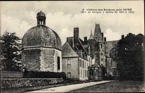 Ak Vitré Ille-et-Vilaine, Chateau des Rochers