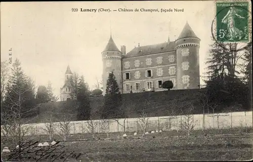 Ak Lunery Cher, Chateau du Champroi