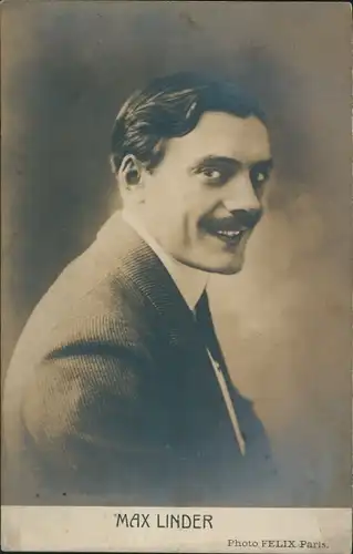 Ak Schauspieler Max Linder, Portrait