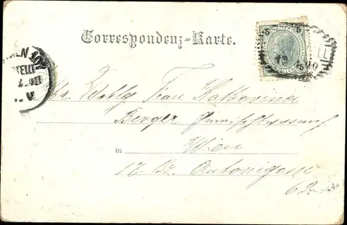 Künstler Ak Totes Weib, Naturdenkmal ausgewiesener Wasserfall bei Mürzsteg in der Steiermark